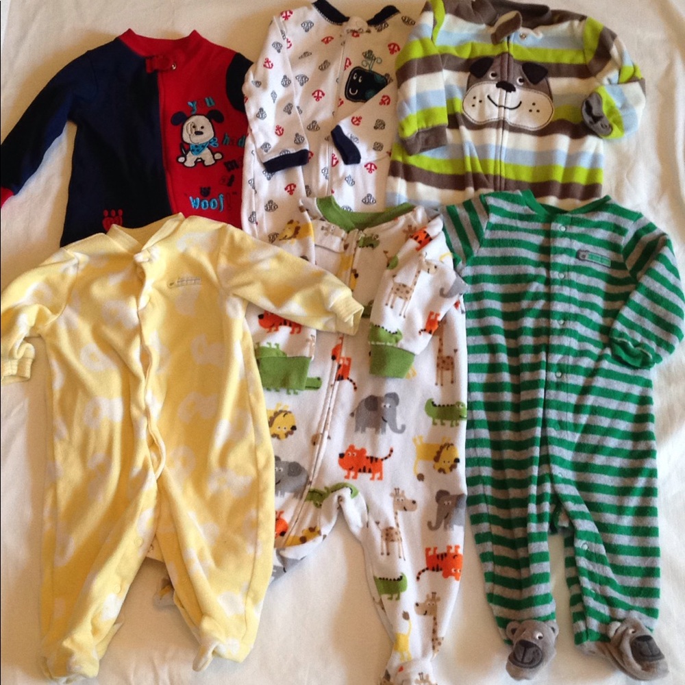 6 month pajama lot